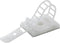 TRU COMPONENTS WCT-85 Bevestigingssokkel Zelfklevend, Schroefbaar 541211 Bundel-Ø (bereik) 22 mm (max) Met bevestigingsbinder Natuur 25 stuk(s)