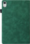 Lunso - Geschikt voor iPad 10 (2022) - Luxe Bookcase hoes - Groen