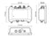 True Heading CTRX Vision+WiFi 5W SOTDMA klasse B AIS transponder met splitter