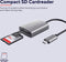 Trust 24136 geheugenkaartlezer USB 3.2 Gen 1 (3.1 Gen 1) Type-C Aluminium