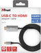 Trust Calyx - USB-C naar HDMI-kabel - 4K ondersteuning - Zwart