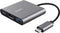 Trust Dalyx - 4K HDMI - USB 3.0 / USB-C - Aluminium - 30Hz - Donkergrijs