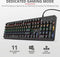 Trust GXT 1863 Thaz - Gaming Toetsenbord - RGB - Mechanisch - Zwart