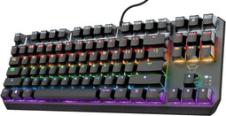 Trust GXT 834 Callaz - Bedraad Gaming Toetsenbord - Mechanisch -TKL - Qwerty - Zwart