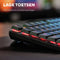 Trust GXT 866 Torix - Mechanisch gaming toetsenbord - Full RGB - White Switches - Qwerty US - Zwart