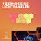 Trust GXT902 VYBZ RGB Hexagon Licht Panelen – 9 Hexagon lampen - met App & Afstandsbediening - Led lamp - Wandlamp binnen - Game Verlichting - Amazon Alexa & Google Assistant