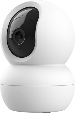 Trust IPCAM-2800 - WiFi Beveiligingscamera voor binnen - 360 graden draaibaar - Nachtzicht - Human Detection - Pushmeldingen - Ingebouwde sirene - Gratis App - 3MP-resolutie - Wit