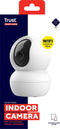 Trust IPCAM-2800 - WiFi Beveiligingscamera voor binnen - 360 graden draaibaar - Nachtzicht - Human Detection - Pushmeldingen - Ingebouwde sirene - Gratis App - 3MP-resolutie - Wit