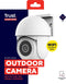 Trust IPCAM-3900 - WiFi Beveiligingscamera voor buiten - 360 graden draaibaar - Push notificaties - Ingebouwde lamp - Nachtvisie - Bewegingssensor - IP65 Spatwaterdicht - Gratis App - Wit