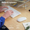 Trust Lyra - Draadloos Toetsenbord en Muis - Multi connect - Qwerty US - Wit