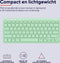 Trust Lyra - Draadloos Toetsenbord - Multi connect - Oplaadbaar - Qwerty US - Groen