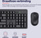 Trust ODY V2 - Draadloos Toetsenbord en Muis - Stil - Qwerty - Zwart
