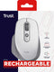 Trust Ozaa - Draadloze Muis met USB-dongle - Oplaadbaar - Rechtshandig - Wit