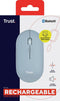 Trust Puck - Muis - Ultra dun - Oplaadbaar - Draadloos - Blauw