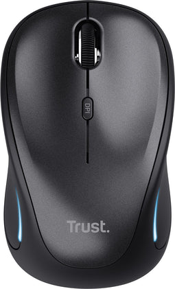 Trust Yvi FX - Draadloze Muis – Compact - Linkshandig en Rechtshandig - Zwart