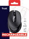 Trust Zaya - Draadloze Muis - Oplaadbaar - Voor Thuiswerken – Zwart