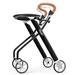 TrustCare Let's Dream: Luxe binnenrollator Zwart