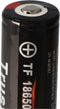 Trustfire 18650 2400 mAh 3,7 V beveiligd, let op afmetingen 68,5 x 18,3 mm