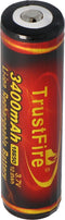 Trustfire 18650 3400 mAh 3,6 V - 3,7 V PCB-beschermde Li-ionbatterij (vlam)