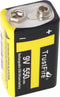 Trustfire 9V-Block 6LR61 6F22 550 mAh GBS beveiligd met USB-oplaadfunctie