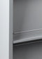 Tijdschriftenkast 195x100x42cm met onderkast Zwart
