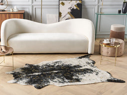 Beliani BOGONG - Schapenvel - Zwart - Acryl