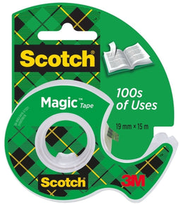 Plakband scotch magic 810 19mmx15m + plakbandh