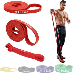 Hulser Resistance Band - Weerstandsband 7-15 kg - 104-208 cm - Rood