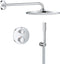 GROHE QuickFix Precision - Inbouw douchesysteem - Thermostaatkraan - Chroom