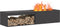 vidaXL - Vuurkorf - met - Houtopslag - Zwart - 160x45x35 - cm - Staal