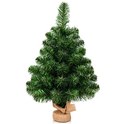 Coast Kunstkerstboom - 60 cm - PVC takken - groene cementvoet
