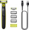 Philips OneBlade QP2824/10 - Trimmen Stylen Scheren - 2 mesjes - Limetgroen
