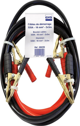 GYS Startkabel 320A - 3m - 16 mm² - zwart en rood