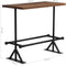 vidaXL - Bartafel - 120x60x107 - cm - massief - gerecycled - hout - donkerbruin