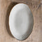 Dutch Rose Organic Ovale schaal - Serveerschaal - 34xØ 23cm - Stoneware Handgemaakt - Creme