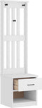 vidaXL - Halboom - SANDENS - wit - 45x40x159,5 - cm - massief - grenenhout