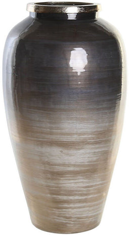 Vaas DKD Home Decor Kristal Aluminium Multicolour 29 x 29 x 52 cm Modern