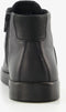 ECCO Street Lite - Hoge dames veterschoenen - Uitneembare zool - Zwart - Maat 38