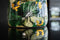 TS Collection - Bloempot Bee green - 24x21 - Metaal & Epoxy - Exclusieve woonitems voor binnen - Handgemaakt - Unieke print - Designed by Lammie