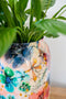 TS Collection - Bloempot hoog Sparkle spring - 21x24 - Metaal & Epoxy - Exclusieve woonitems voor binnen - Handgemaakt - Unieke print - Designed by Lammie