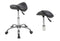 Zadelkruk zwart - kapersfiets- kapperskruk- ergonomisch- voor recht rug- tabouret