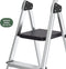 BRASQ Huishoudtrap 6-treden - Inklapbaar aluminium - Antislip - Zilver