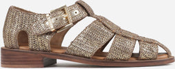 BRONX Next Wagon - Sandalen met hak - Blokhak 3 cm - Goud