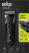 Braun Series 3 300s - Oplaadbaar Elektrisch Scheerapparaat - 3 drukgevoelige scheeronderdelen - Zwart