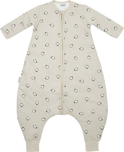Meyco Baby Penguin - Slaapoverall - 104 cm - Vaste mouw - Soft sand - 2.5 tog