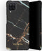 Selencia Hoesje Geschikt voor Samsung Galaxy A12 Hoesje - Selencia Maya Fashion Backcover - zwart