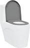 vidaXL - Snelle - Ontgrendel - Toiletbril - met - Soft - Close - Duroplast - Grijs