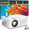 AK-80 Mini Beamer - 1080P Full HD, 6500 Lumen, Wit, Inclusief Projector Tas