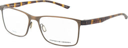 Men'Spectacle frame Porsche Design P8346-E-57 ø 57 mm Golden