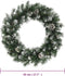 vidaXL - Kerstkrans - met - LED-lampjes - 45 - cm - PVC - groen